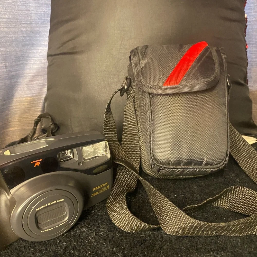Pentax Black Film Photography Camera with Ergonomic Design